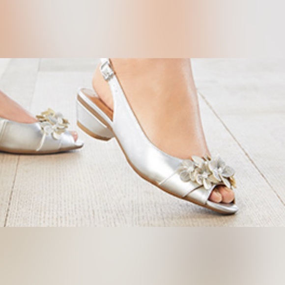 Comfort-view Extra WIDE Width Slingback Sandals 10WW - Picture 1 of 6